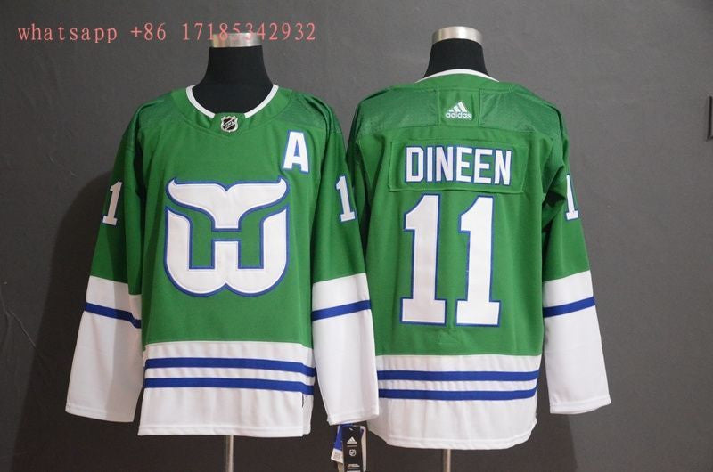 Hartford Whalers Kevin Dineen 11 2020 Nhl Green Jersey Jersey
