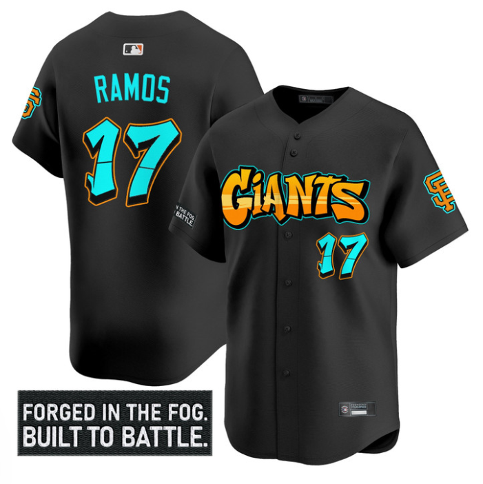 Heliot Ramos Jersey #17 San Francisco Giants Graffiti Fog City Drop
