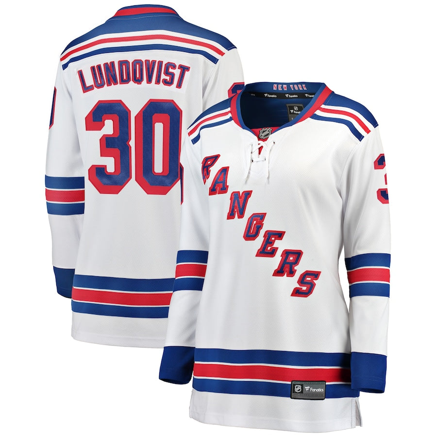 Henrik Lundqvist New York Rangers Fanatics Branded Womens Breakaway Player Jersey White