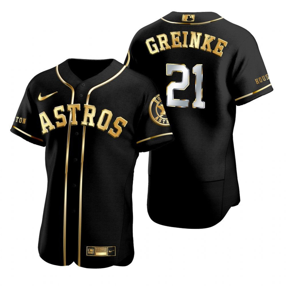 Houston Astros 21 Martin Maldonado Mlb Golden Brandedition Black Jersey Gift For Astros Fans