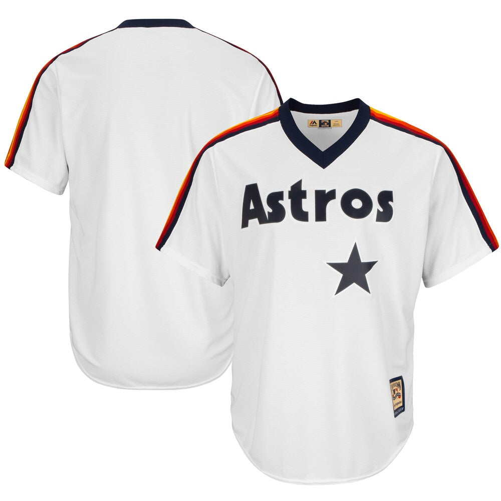 Houston Astros Majestic Cooperstown Cool Base Team Jersey White