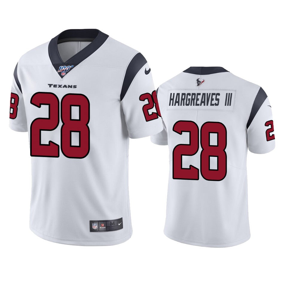 Houston Texans Vernon Hargreaves Iii White 100th Season Vapor Limited Jersey