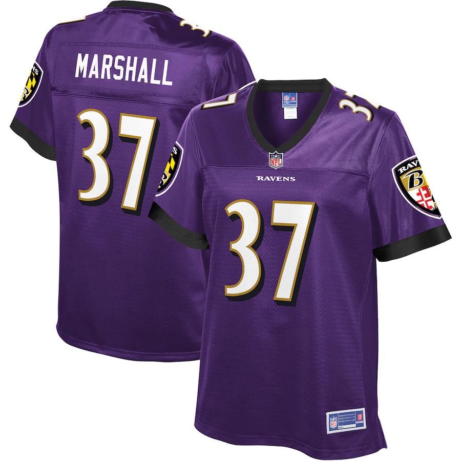 Iman Marshall Baltimore Ravens Nfl Pro Line Womens Player Jersey Purple
