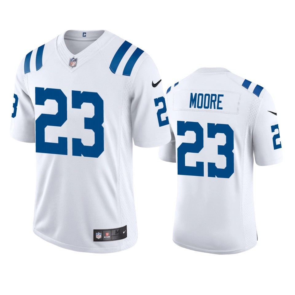 Indianapolis Colts Kenny Moore White 2020 Vapor Limited Jersey Mens