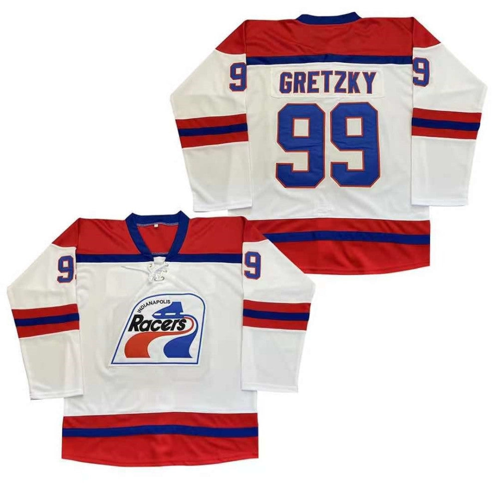 Indianapolis Racers Wayne Gretzky 99 Nhl Ice Hockey Jersey Gift For Racers Fans