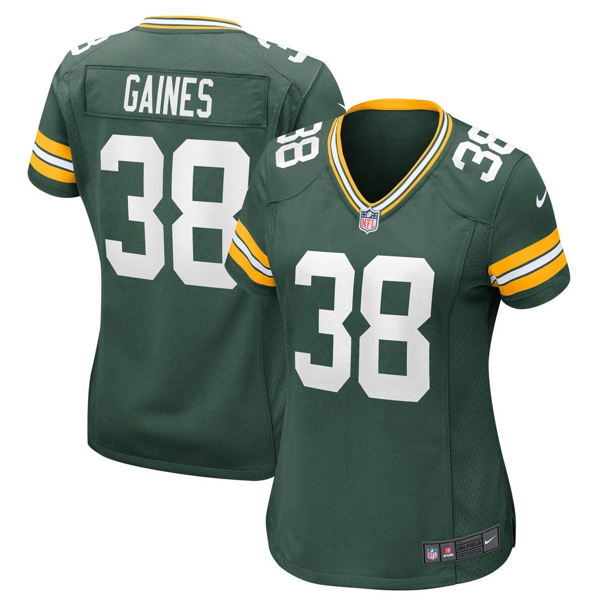 Innis Gaines Green Bay Packers Nike Womens Game Jersey Green