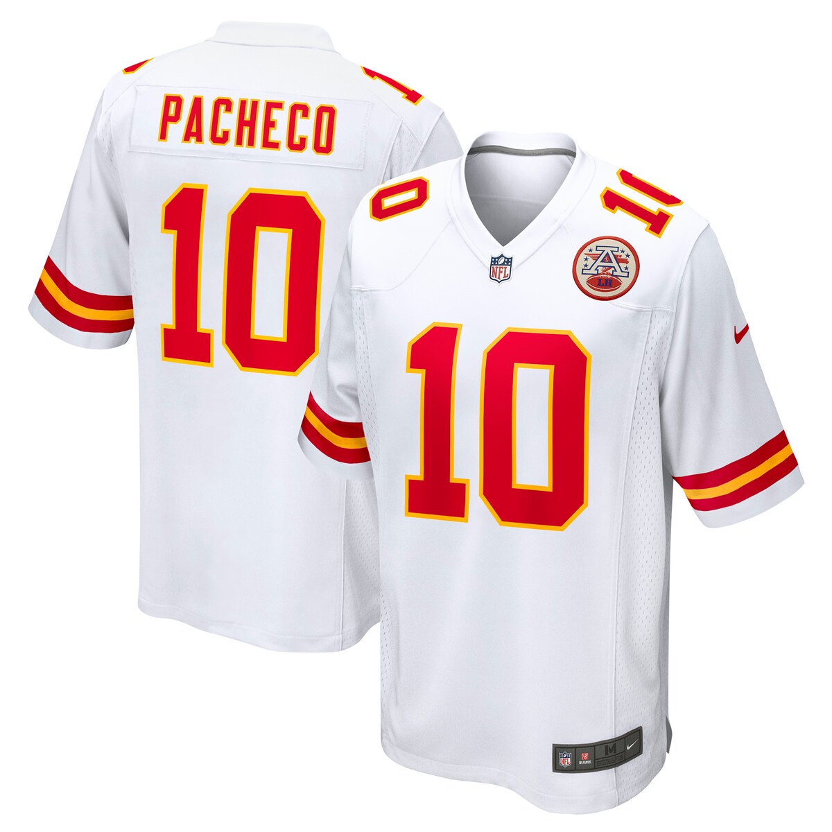 Isiah Pacheco Kansas City Chiefs Nike Away Game Player Jersey White