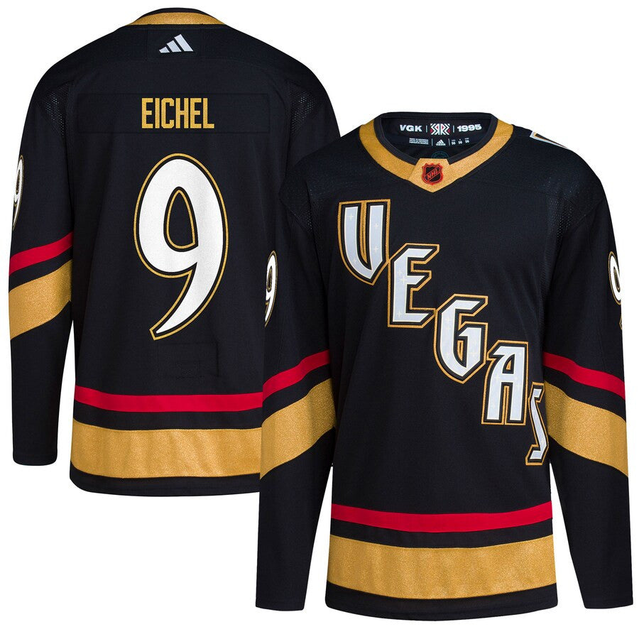 Jack Eichel Vegas Golden Knights Adidas Reverse Retro 20 Player Jersey Black