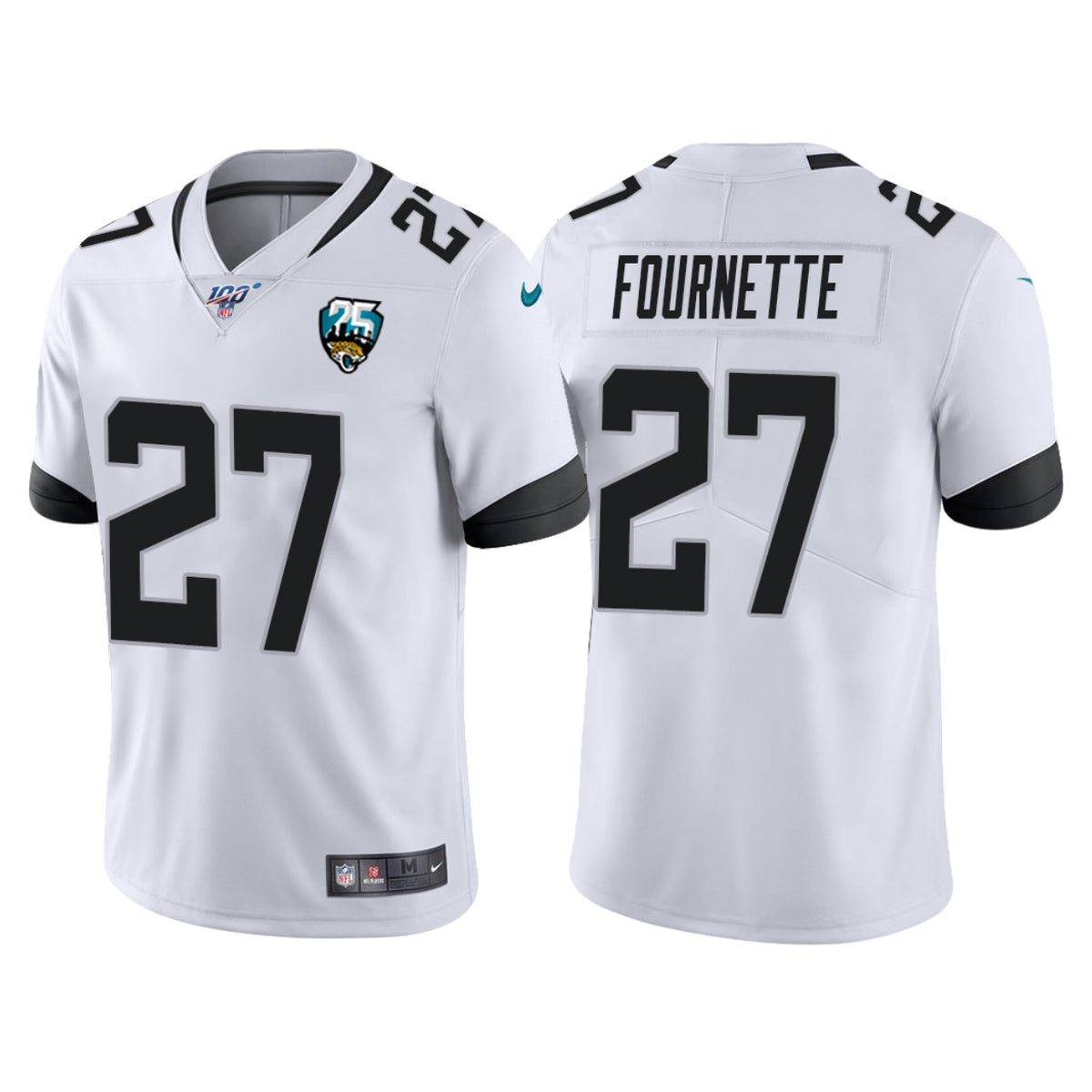 Jacksonville Jaguars 25th Anniversary Leonard Fournette White Vapor Limited Jersey