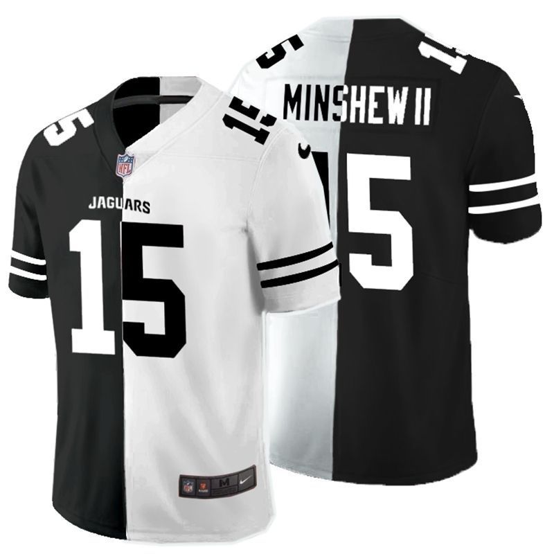 Jacksonville Jaguars Gardner Minshew Ii 15 Nfl 2020 Black And White Jersey