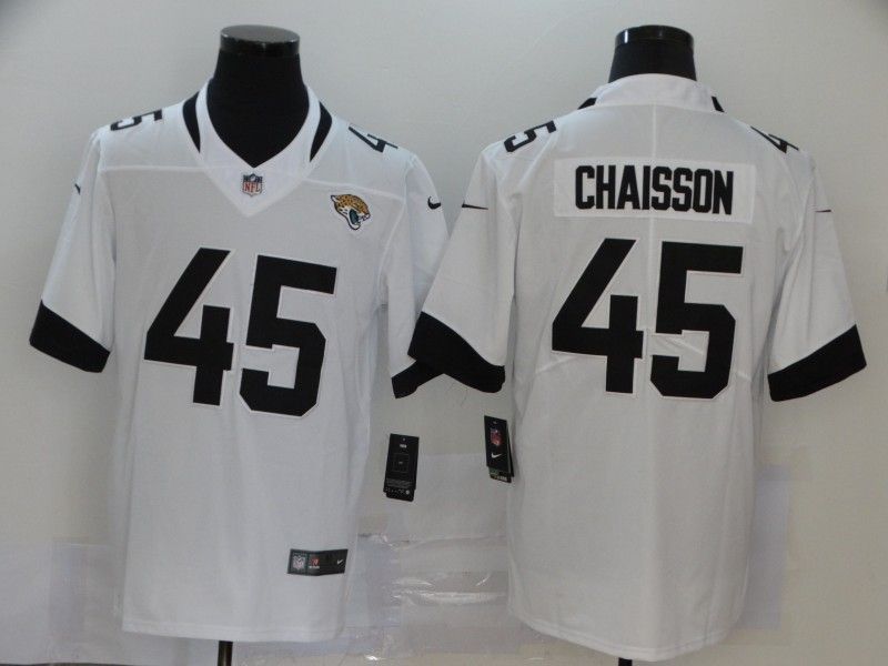 Jacksonville Jaguars Klavon Chaisson 45 Nfl 2020 White Jersey