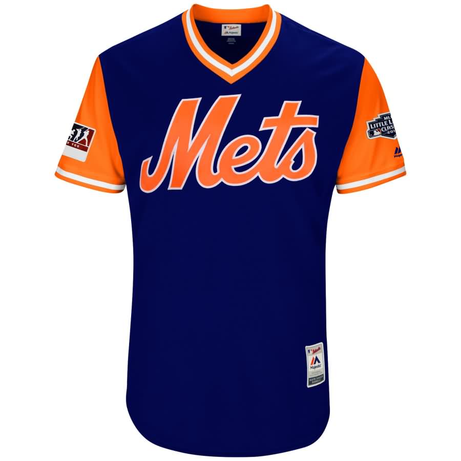 Jacob Degrom Degrom New York Mets Majestic 2018 Mlb Little League Classic Jersey Royalorange