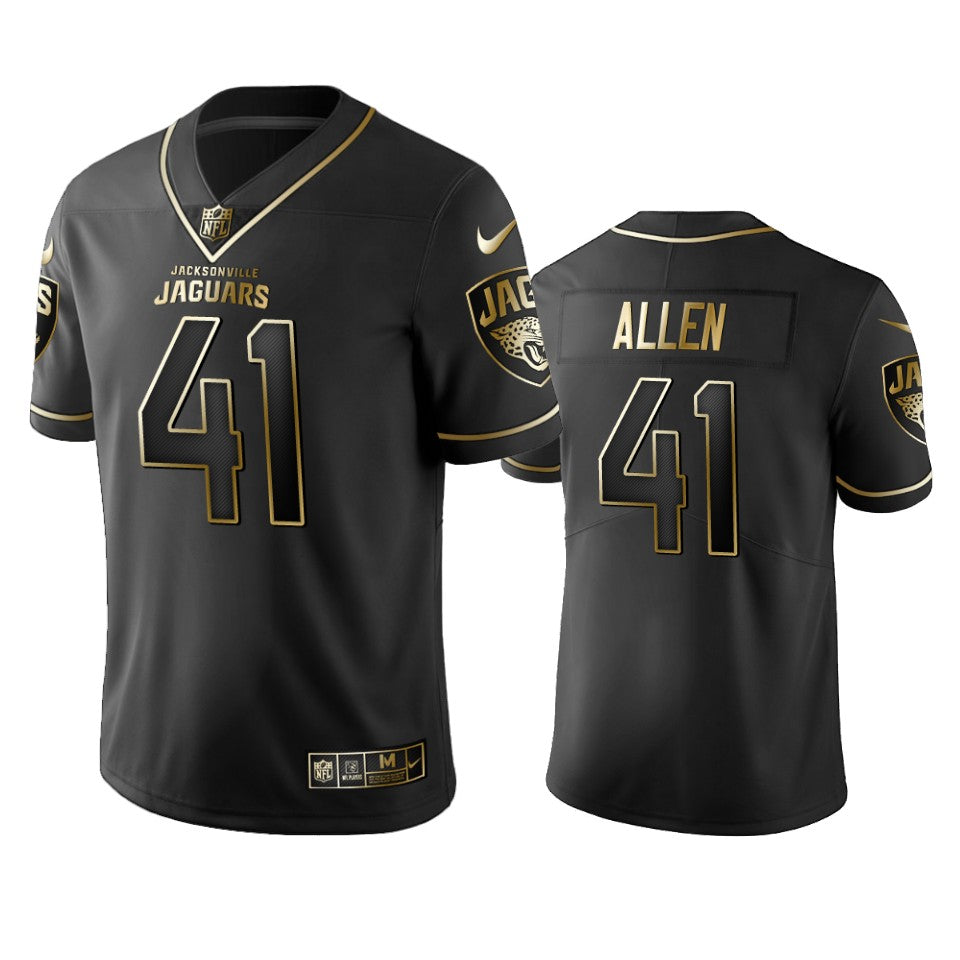 Jaguars Josh Allen Black Golden Edition Jersey