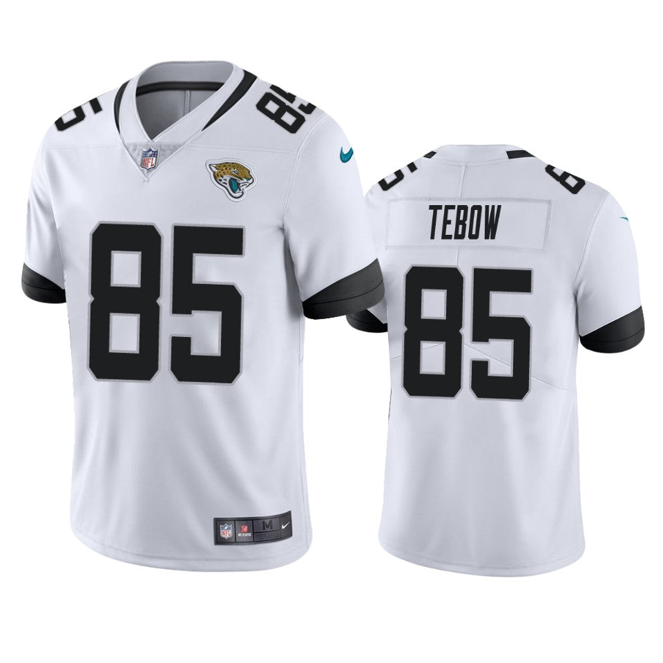 Jaguars Tim Tebow Vapor Limited White Jersey