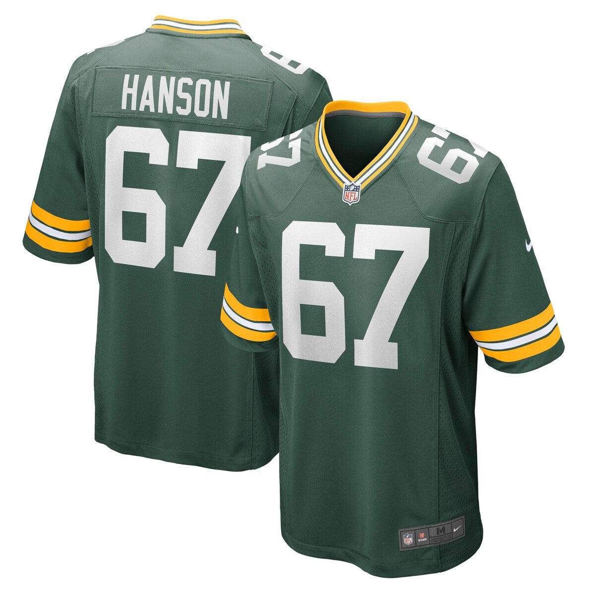 Jake Hanson Green Bay Packers Nike Game Jersey Green