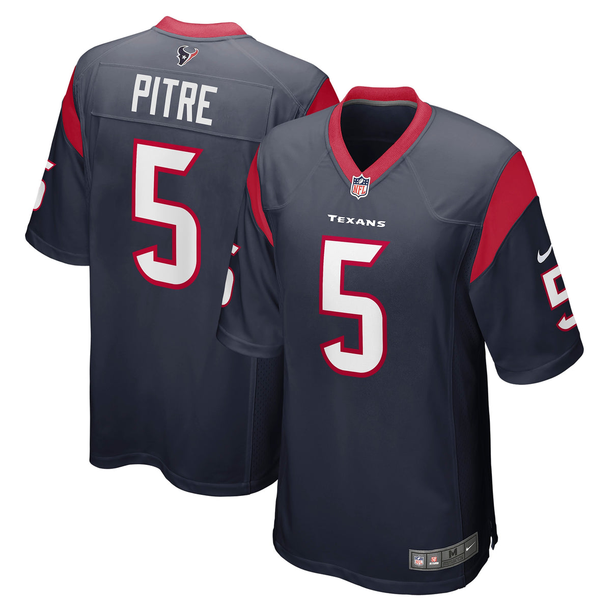Jalen Pitre Houston Texans Nike Game Player Jersey Navy