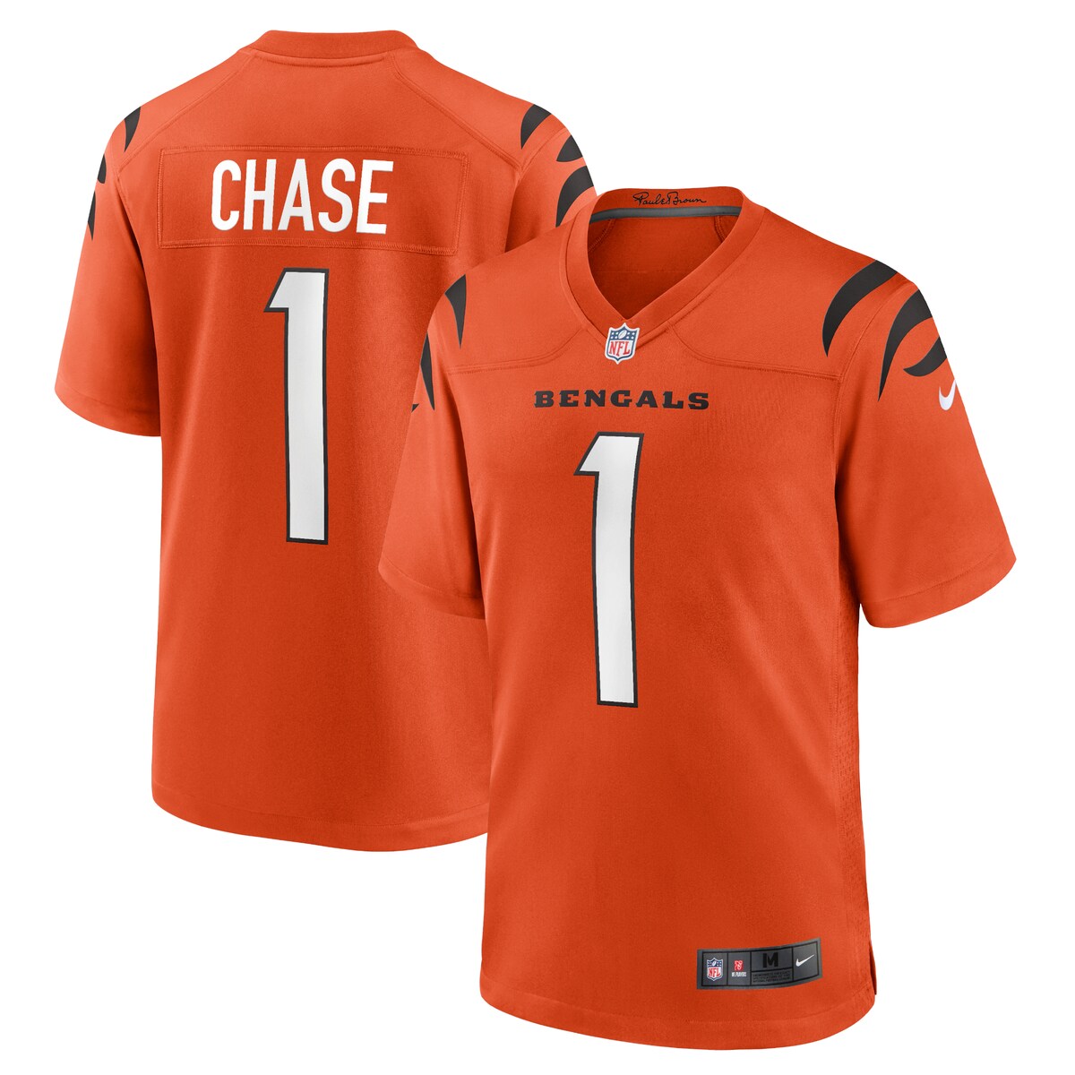 Jamarr Chase Cincinnati Bengals Nike Alternate Game Jersey Orange