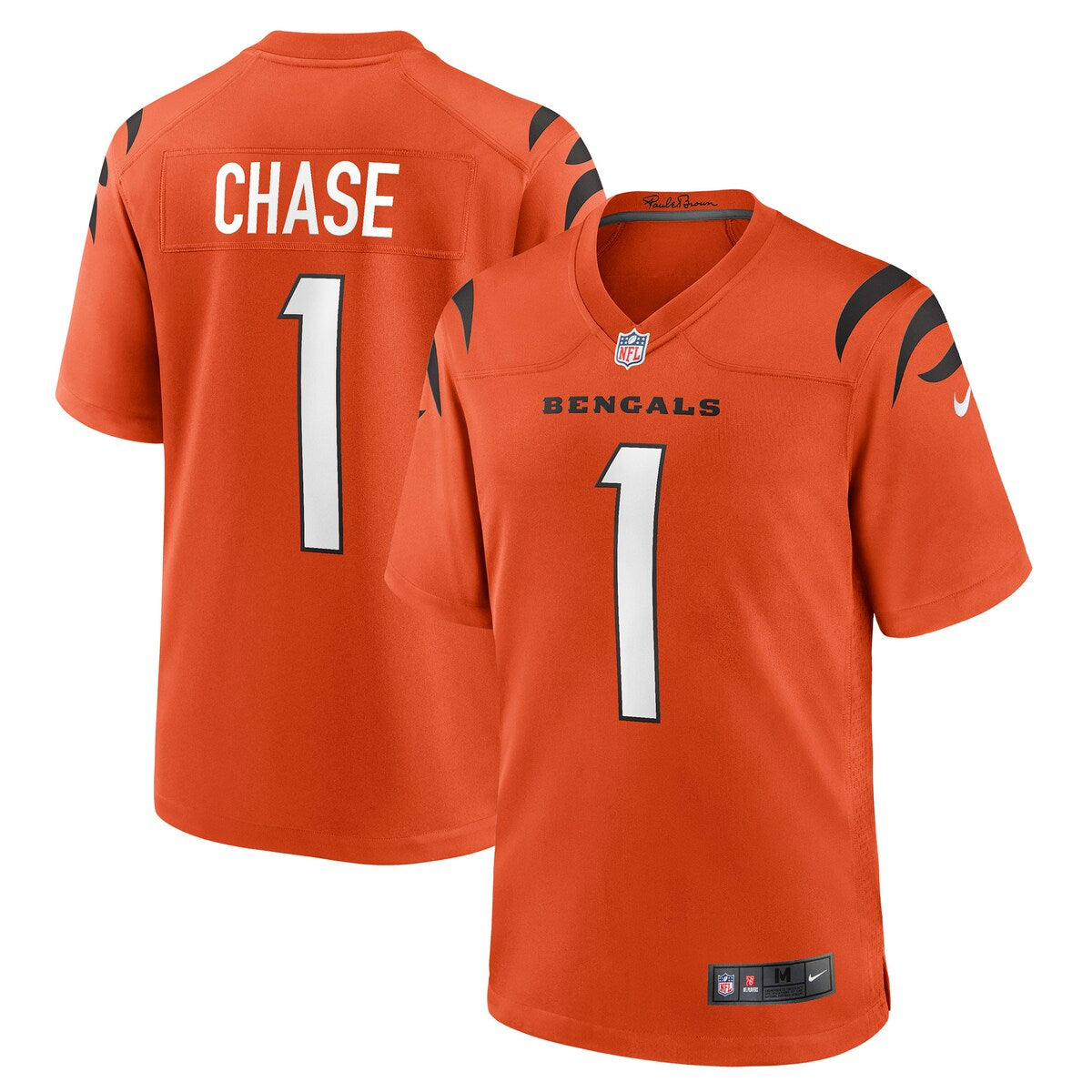 Jamarr Chase Cincinnati Bengals Nike Game Jersey Orange