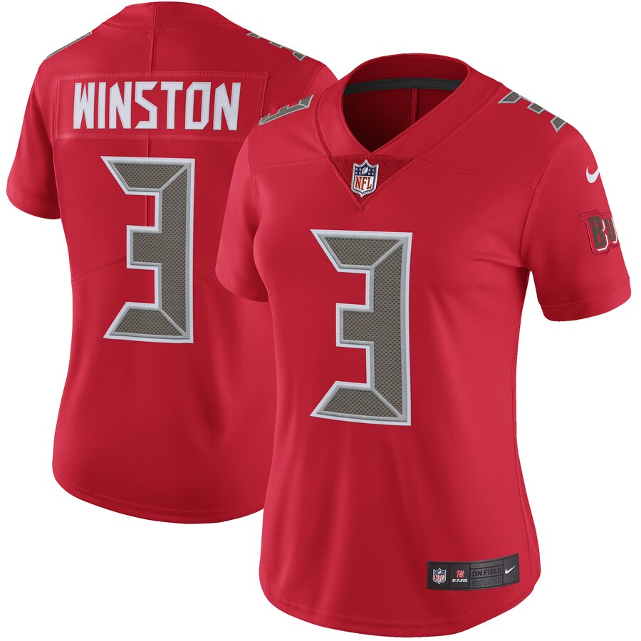 Jameis Winston Tampa Bay Buccaneers Nike Womens Color Rush Limited Jersey Red