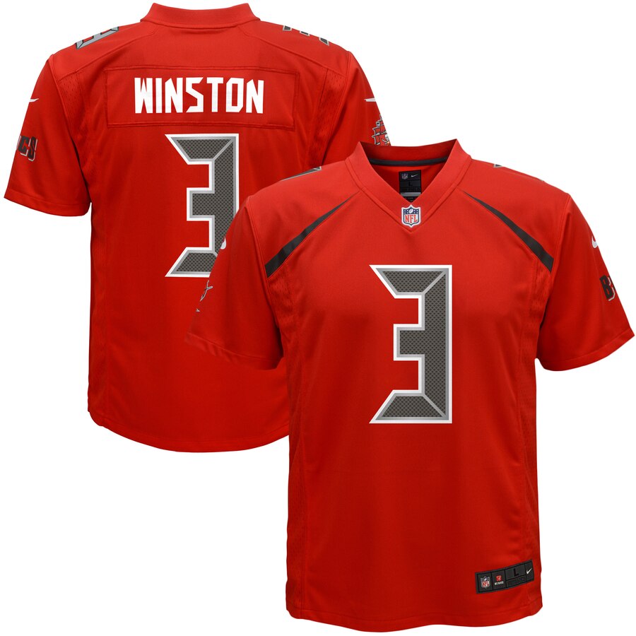 Jameis Winston Tampa Bay Buccaneers Nike Youth Color Rush Game Jersey Red