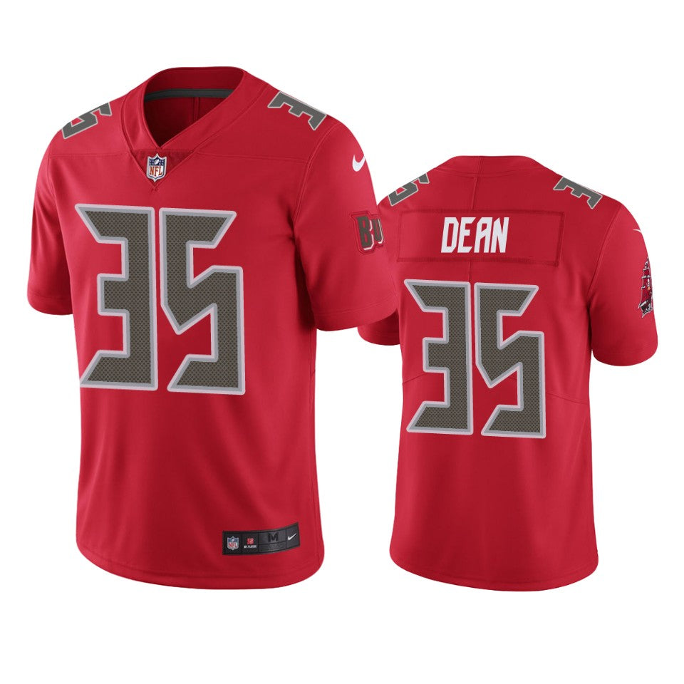 Jamel Dean Buccaneers Red Color Rush Limited Jersey