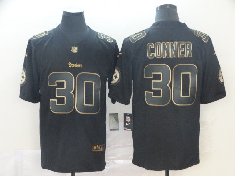 James Conner 30 Pittsburgh Steelers Nfl Explosion Legendary Gold Black Jersey