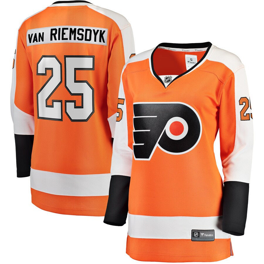 James Van Riemsdyk Philadelphia Flyers Fanatics Branded Womens Home Breakaway Player Jersey Orange