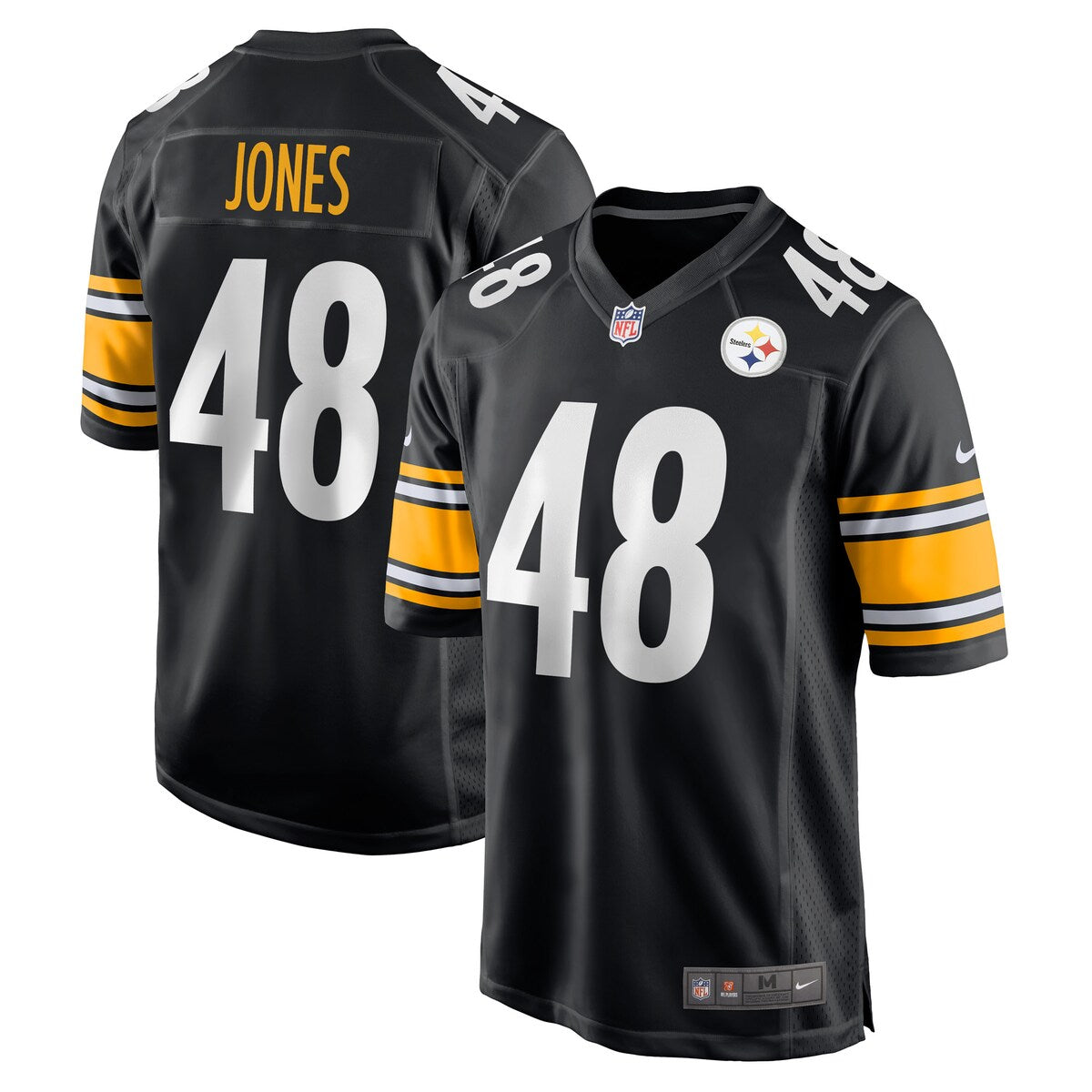 Jamir Jones Pittsburgh Steelers Nike Team Game Player Jersey Black