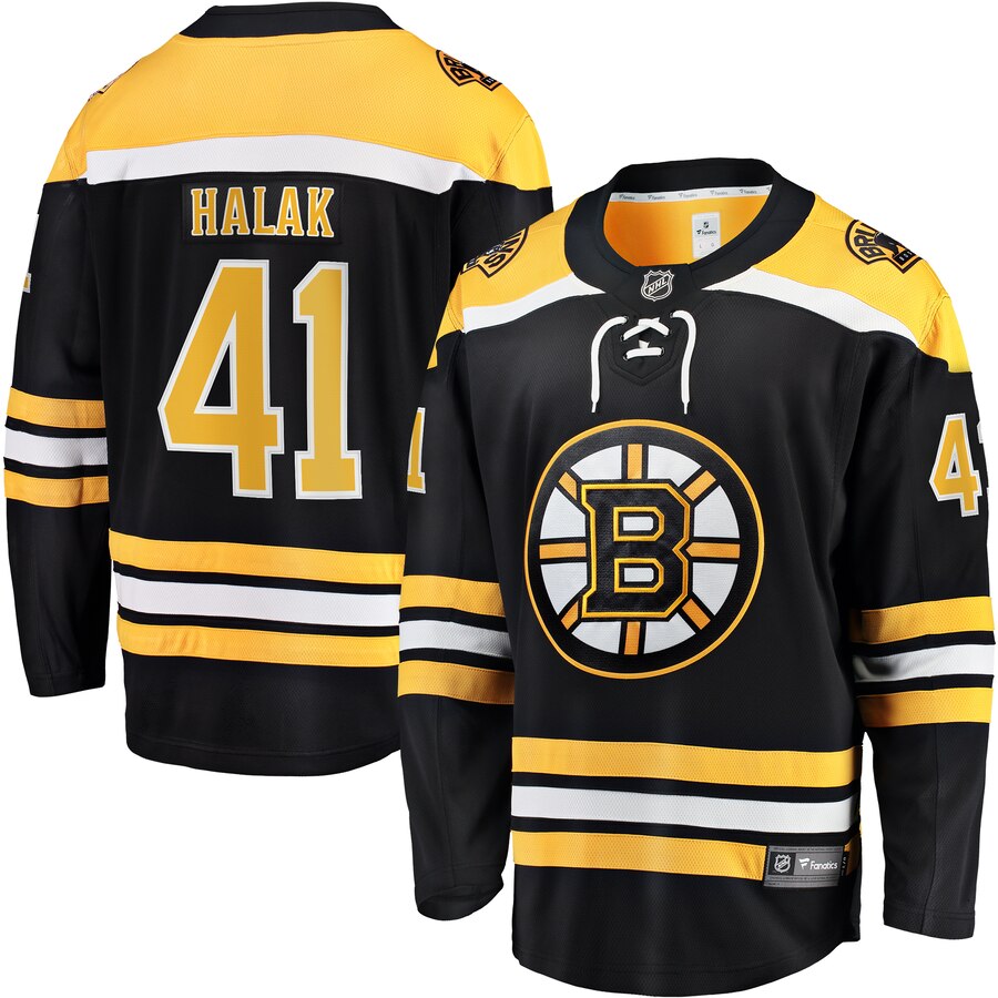Jaroslav Halak Boston Bruins Fanatics Branded Home Breakaway Player Jersey Black