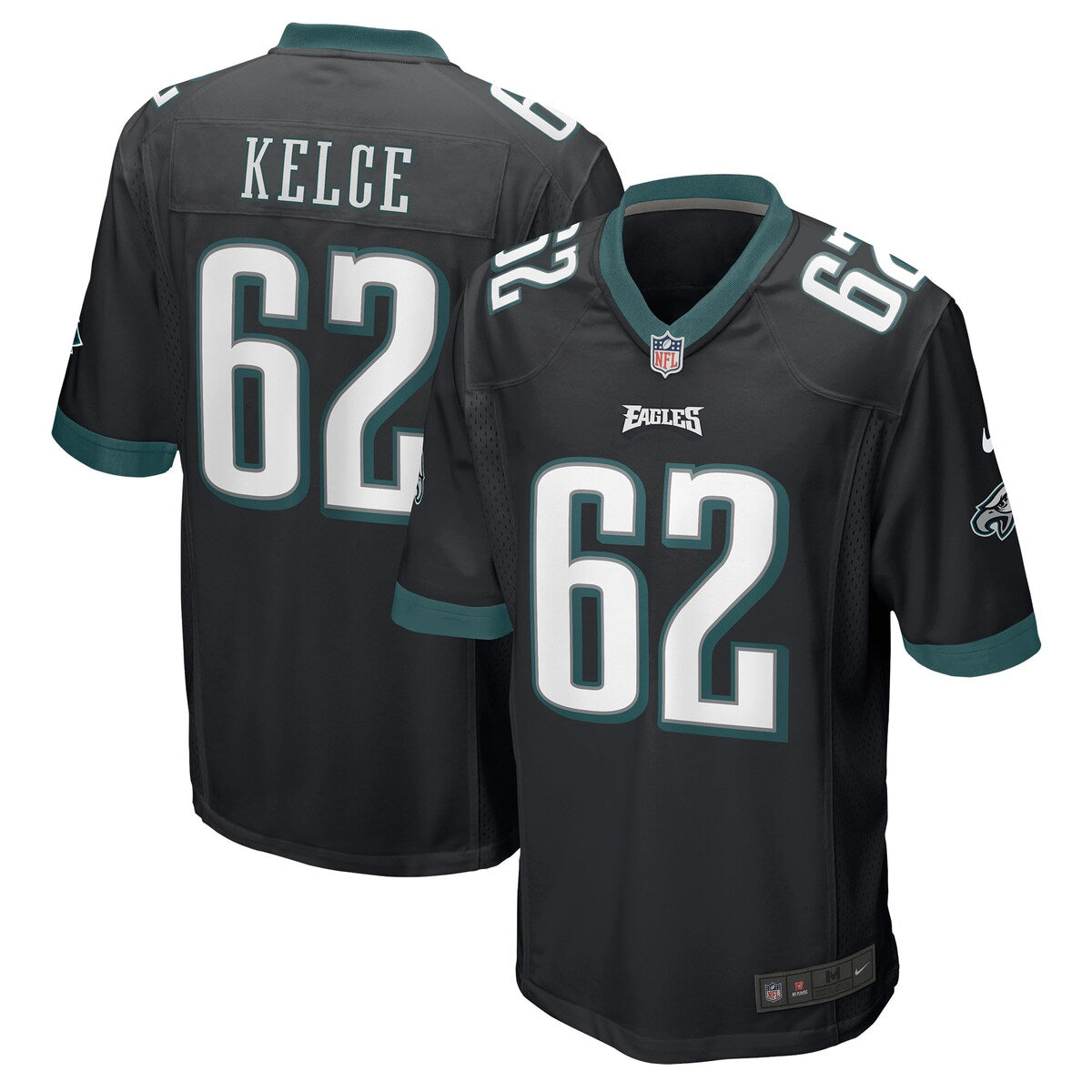 Jason Kelce Philadelphia Eagles Nike Game Jersey Black