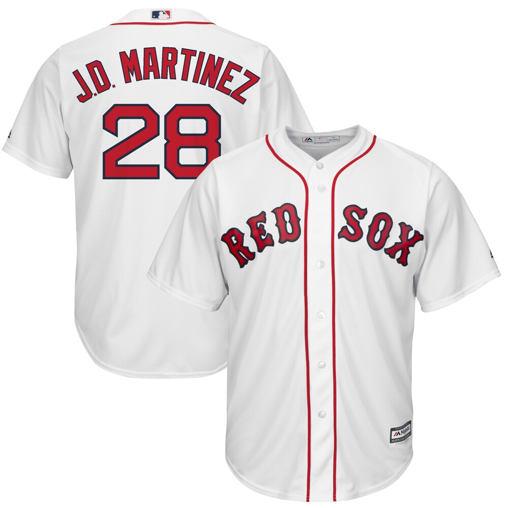 Jd Martinez Boston Red Sox Majestic Official Cool Base Player Jersey White