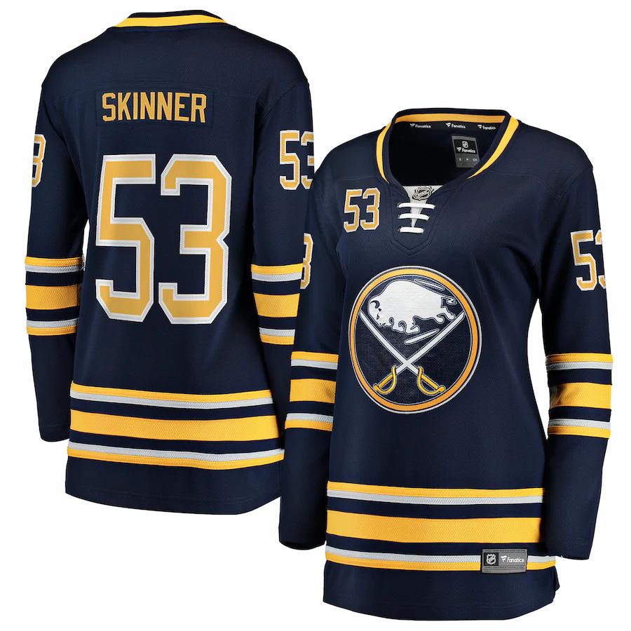 Jeff Skinner Buffalo Sabres Fanatics Branded Womens Home Breakaway Player Jersey Navy