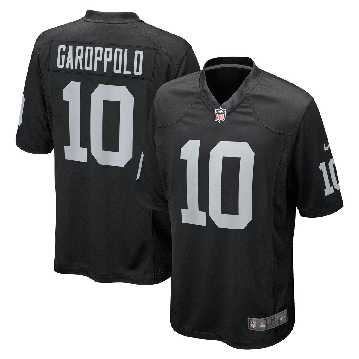 Jimmy Garoppolo Las Vegas Raiders Nike Game Player Jersey Black