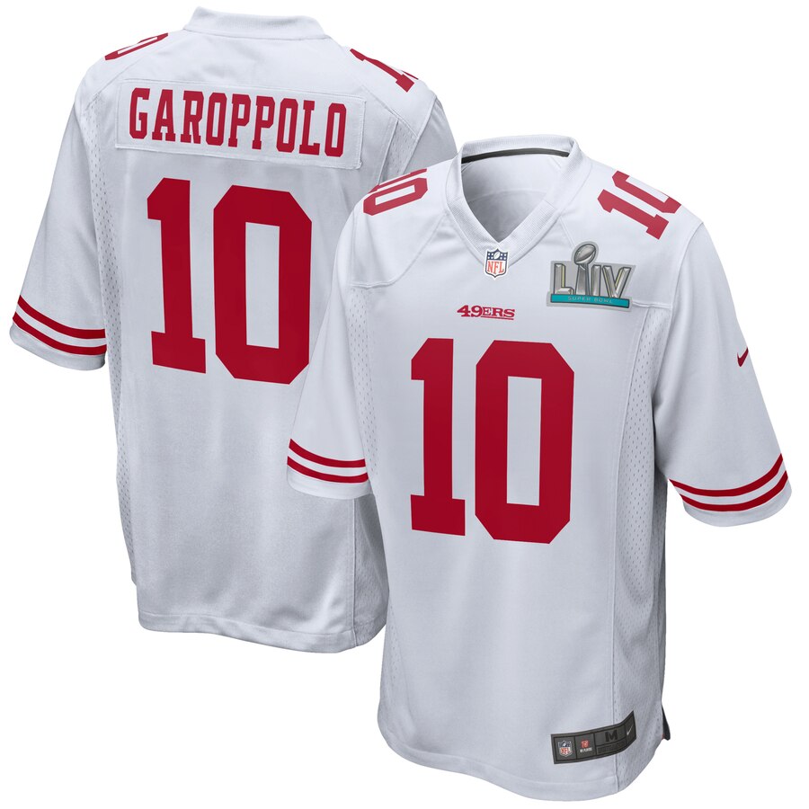 Jimmy Garoppolo San Francisco 49ers Nike Super Bowl Liv Game Jersey White