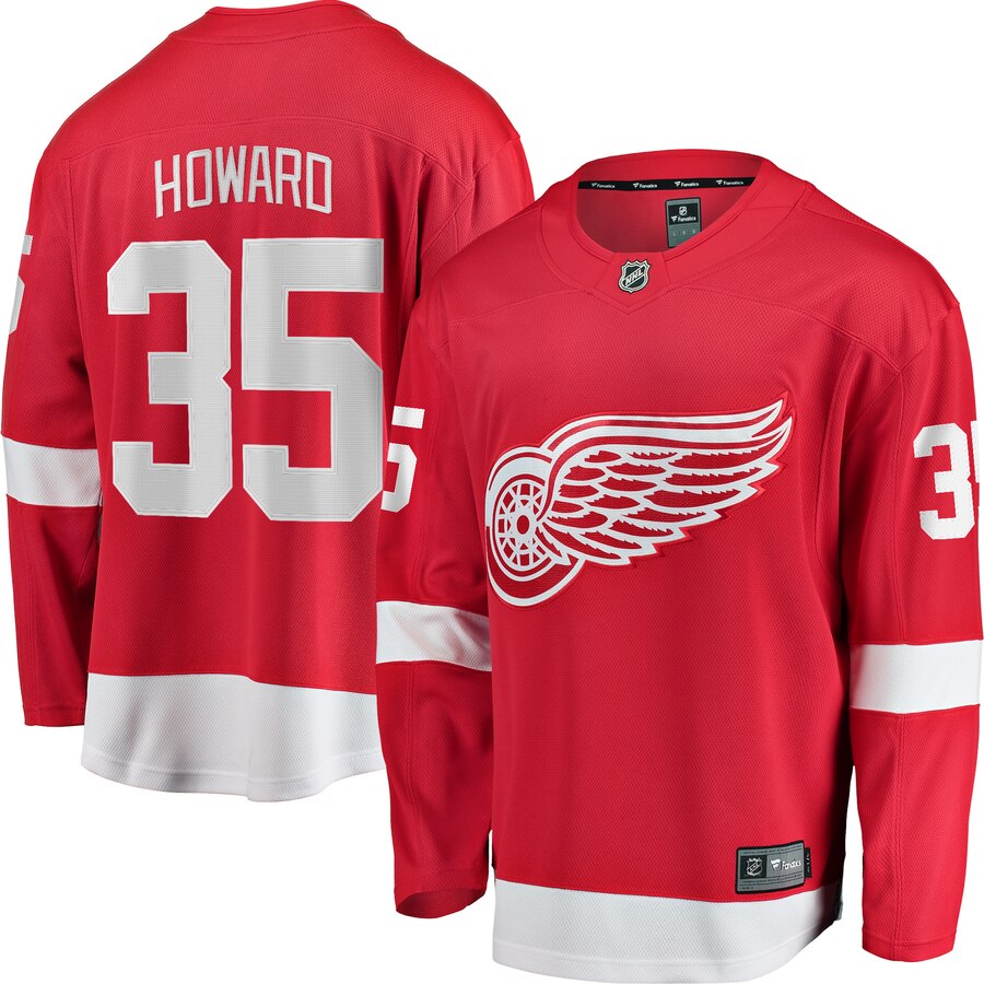 Jimmy Howard Detroit Red Wings Fanatics Branded Youth Breakaway Player Jersey Red