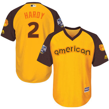 Jj Hardy Gold 2016 Mlb All star Jersey Mens American League Baltimore Orioles 2 Cool Base Game Collection