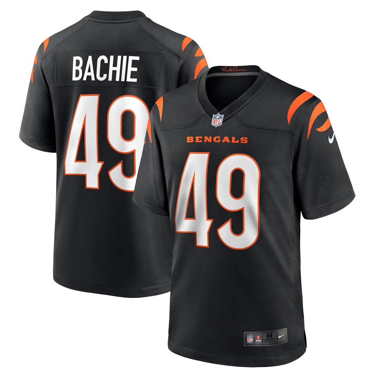Joe Bachie Cincinnati Bengals Nike Game Jersey Black