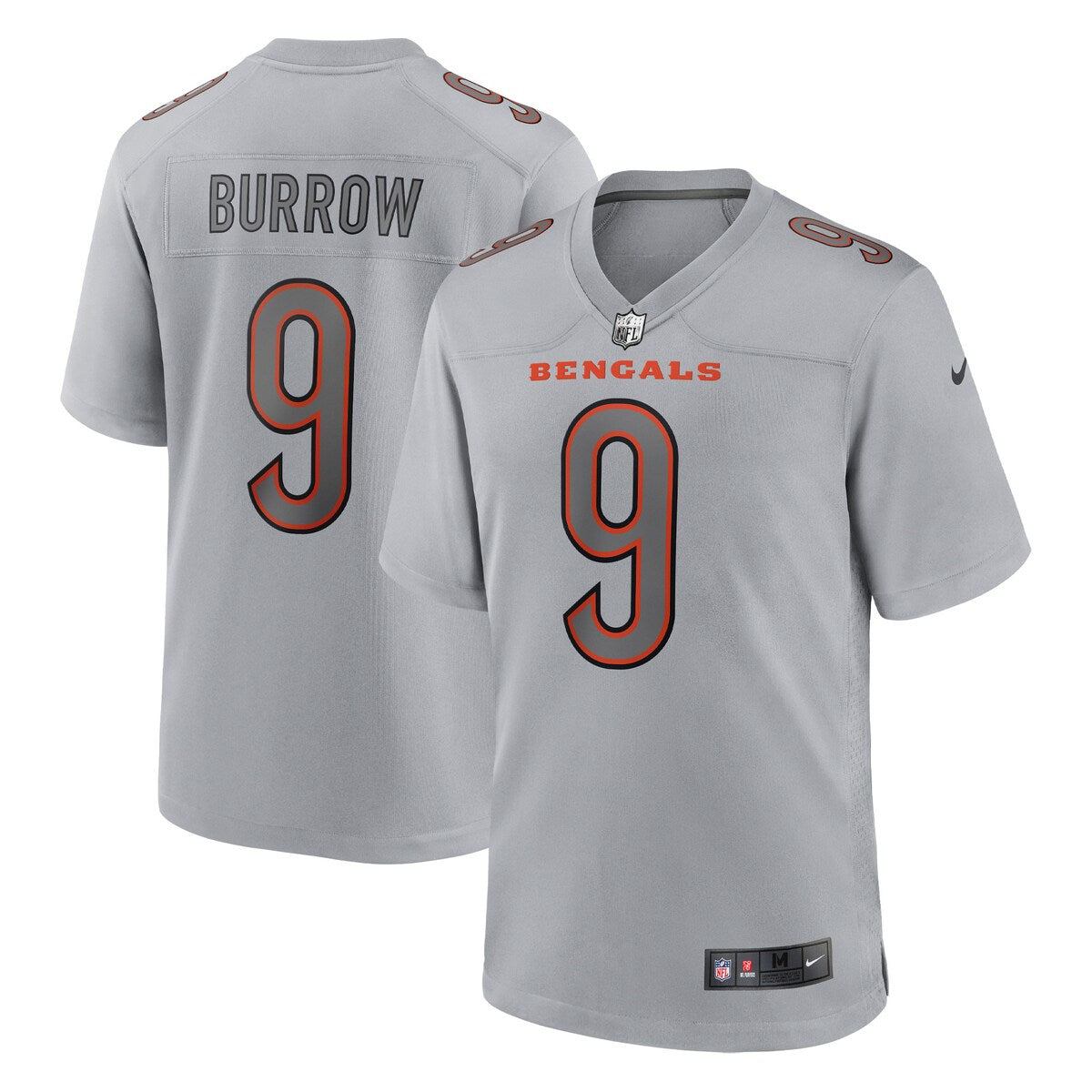 Joe Burrow Cincinnati Bengals Nike Atmosphere Fashion Game Jersey Gray