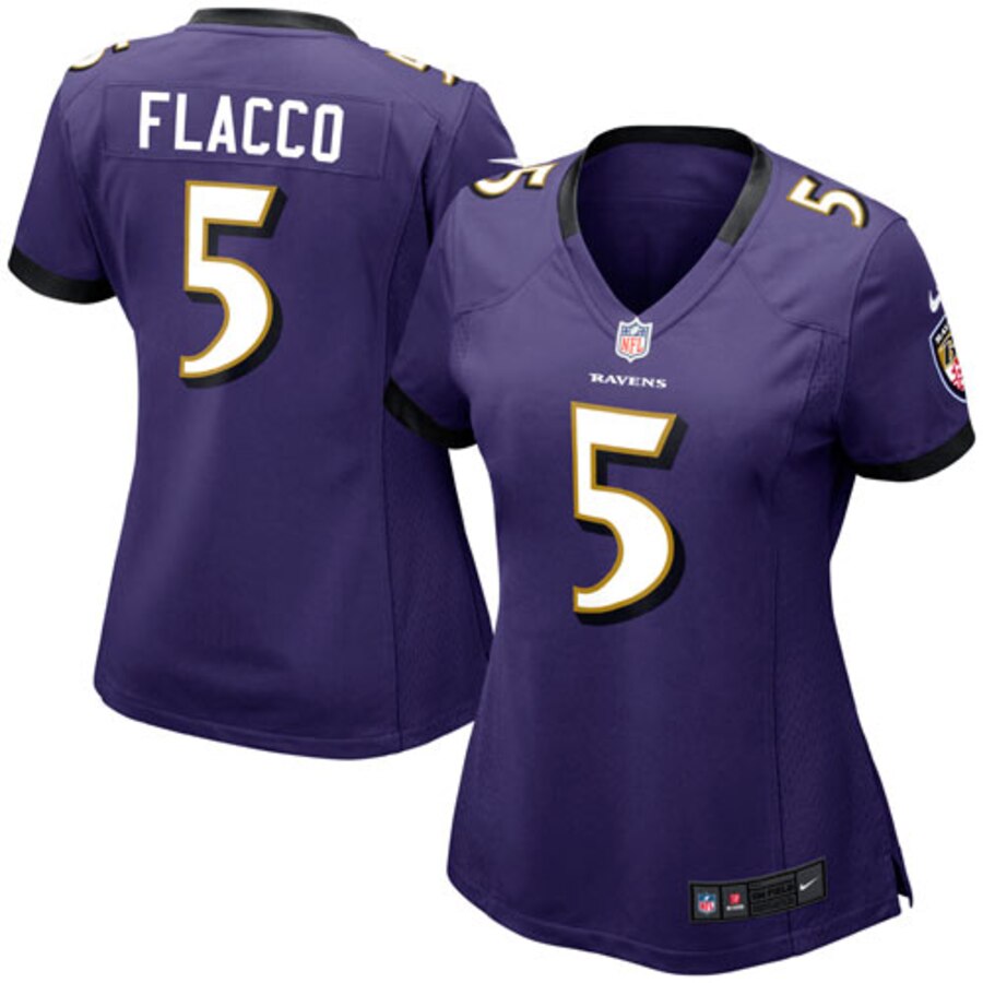 Joe Flacco Baltimore Ravens Nike Womens Game Jersey Purple