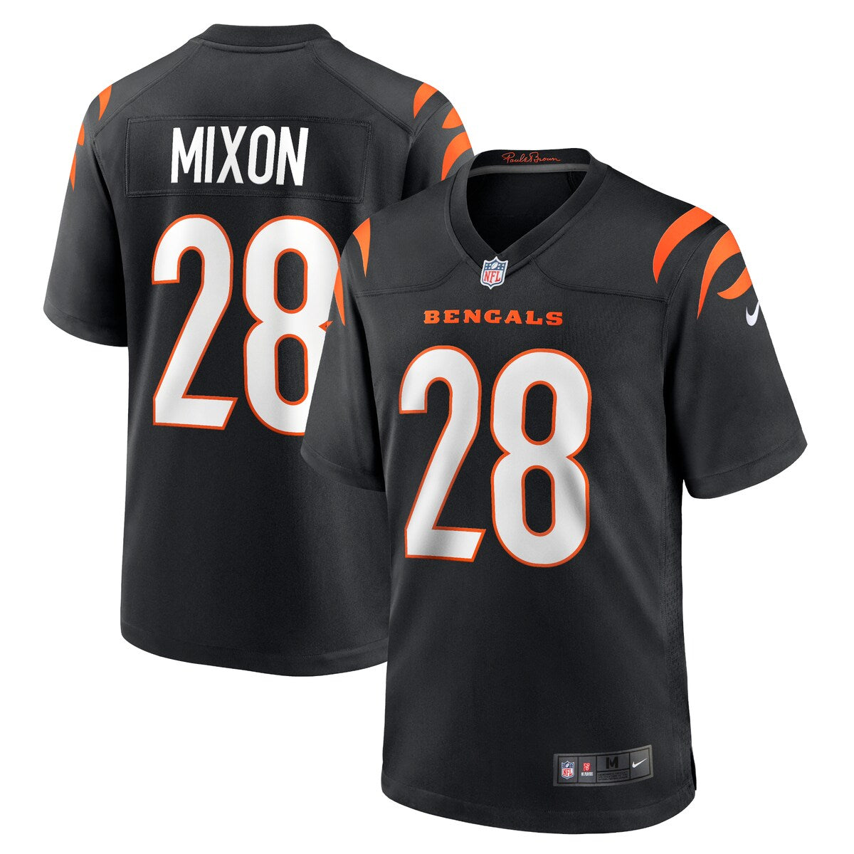 Joe Mixon Cincinnati Bengals Nike Player Game Jersey Black