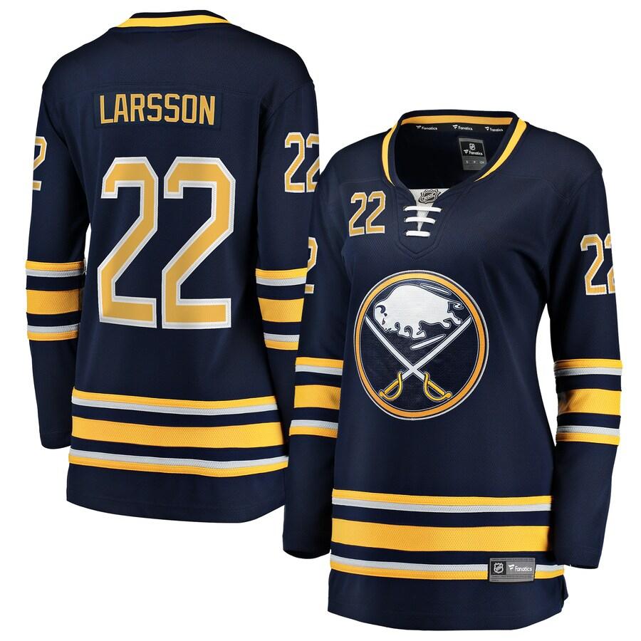 Johan Larsson Buffalo Sabres Fanatics Branded Womens Home Breakaway Player Jersey Navy