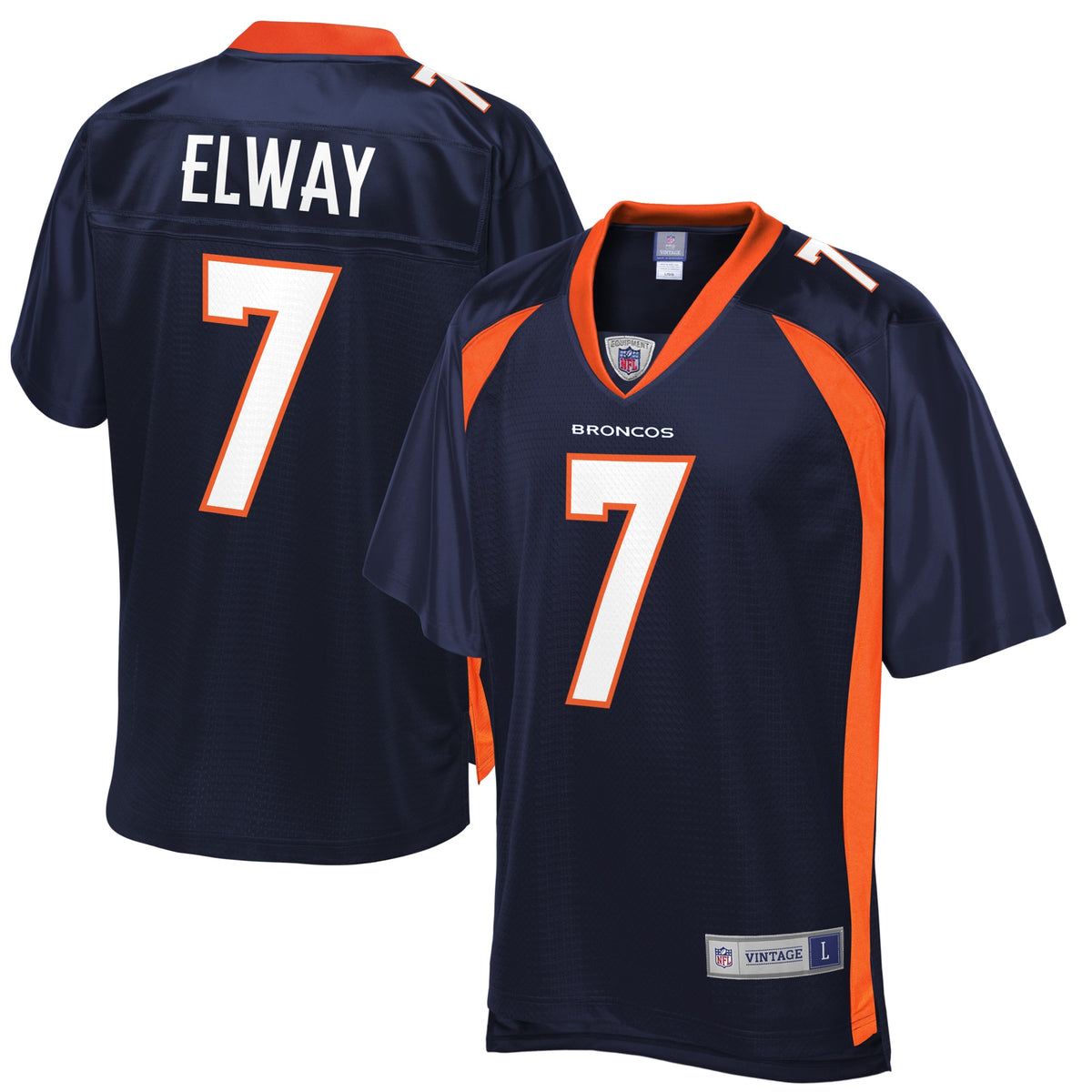 John Elway Denver Broncos Nfl Pro Line Replica Retired Player Jersey Navy