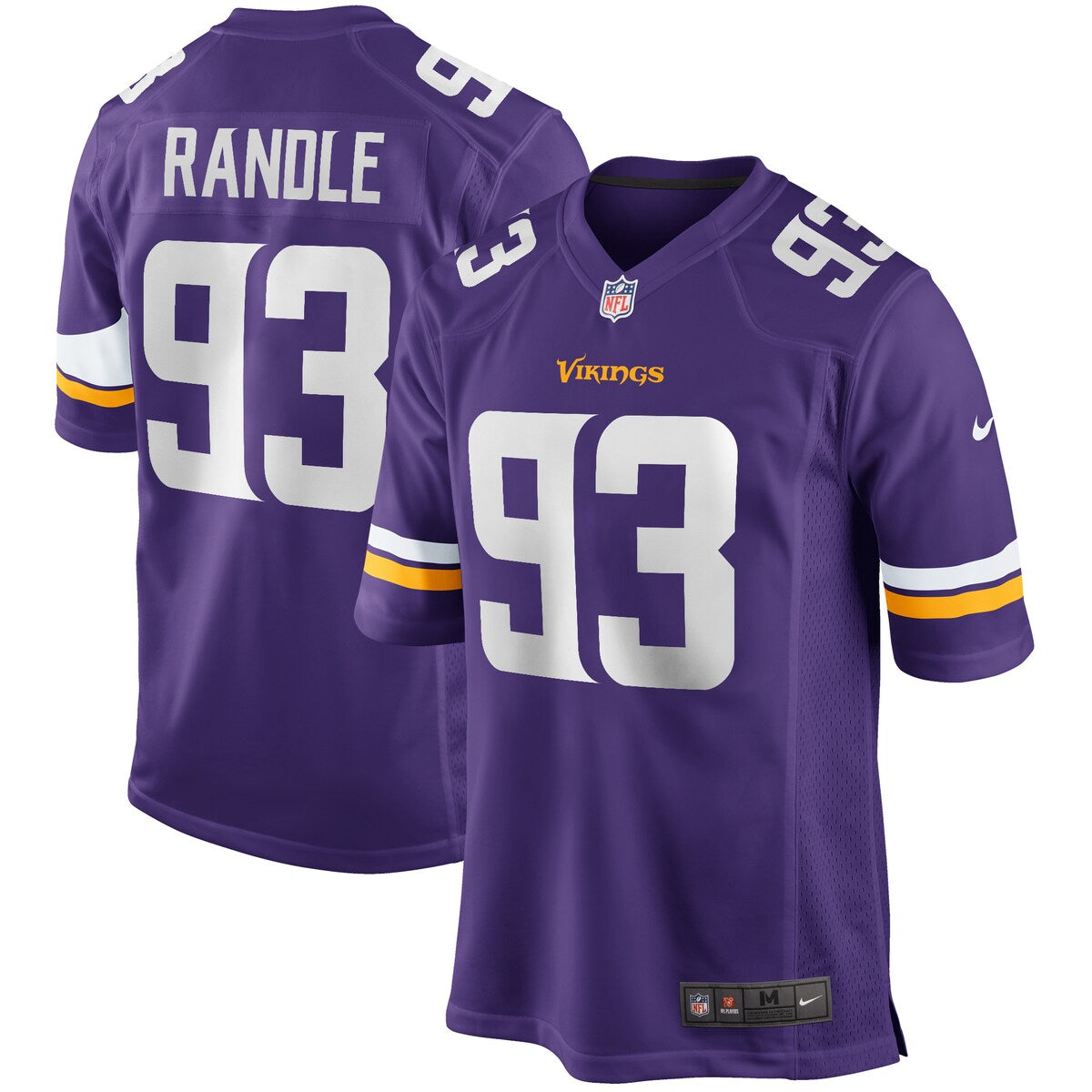 John Randle Minnesota Vikings Nike Game Retired Player Jersey Purple