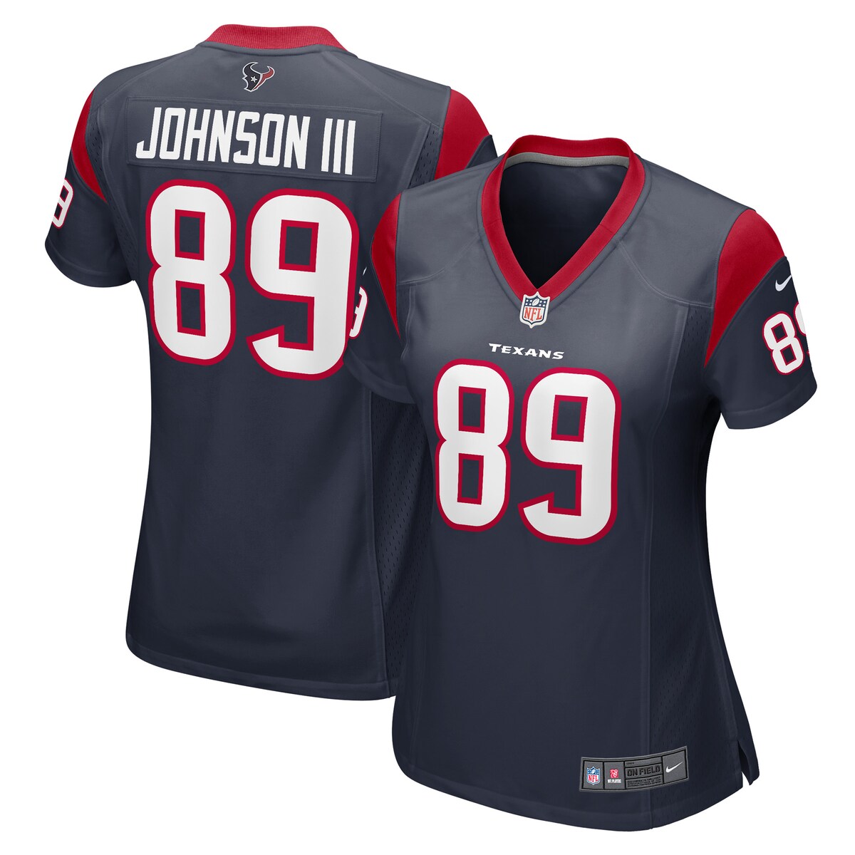 Johnny Johnson Iii Houston Texans Nike Womens Game Player Jersey Navy