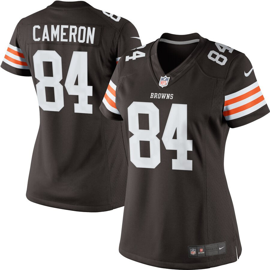 Jordan Cameron Cleveland Browns Historic Logo Nike Womens Limited Jersey Brown
