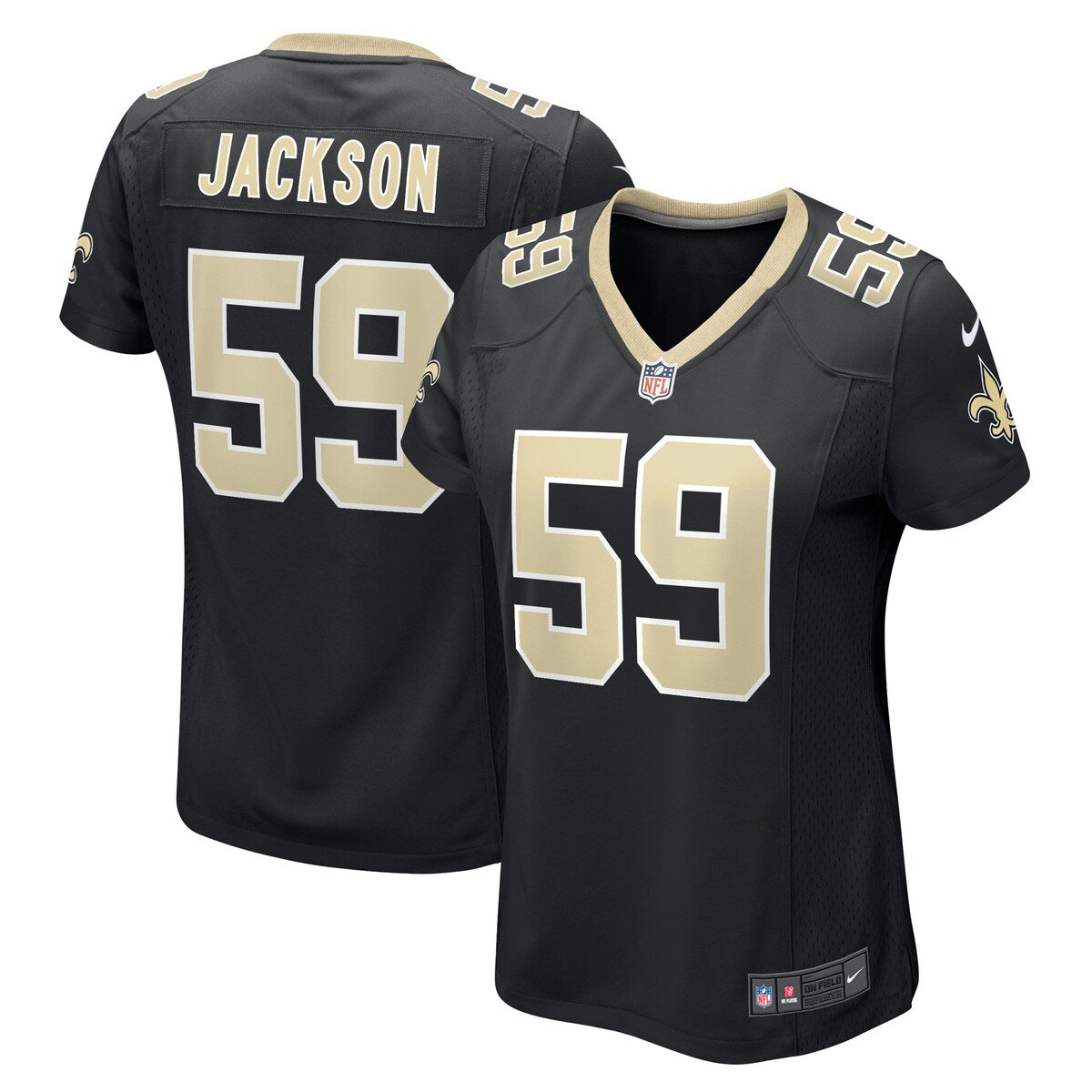 Jordan Jackson New Orleans Saints Nike Womens Game Player Jersey Black