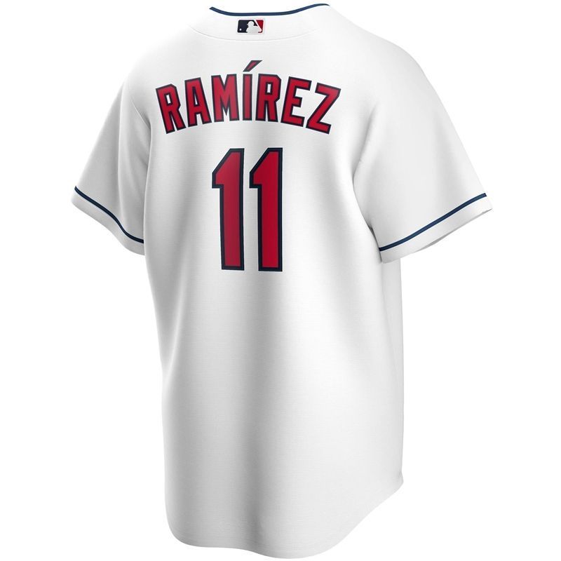 Jose Ramirez 11 2020 Mlb White Jersey
