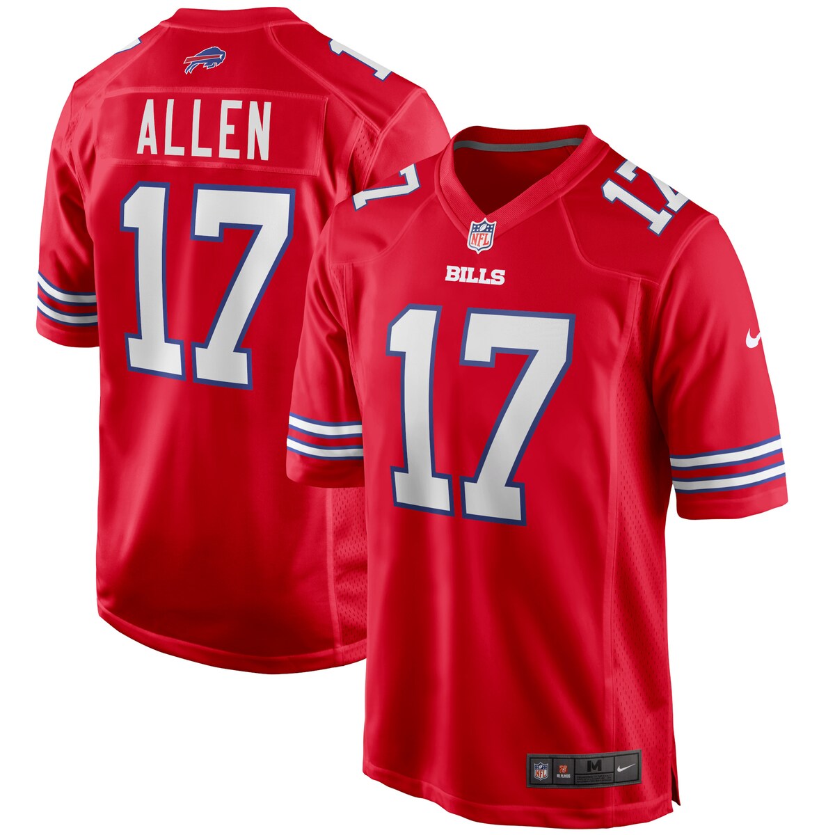 Josh Allen Buffalo Bills Nike Alternate Game Player Jersey Red