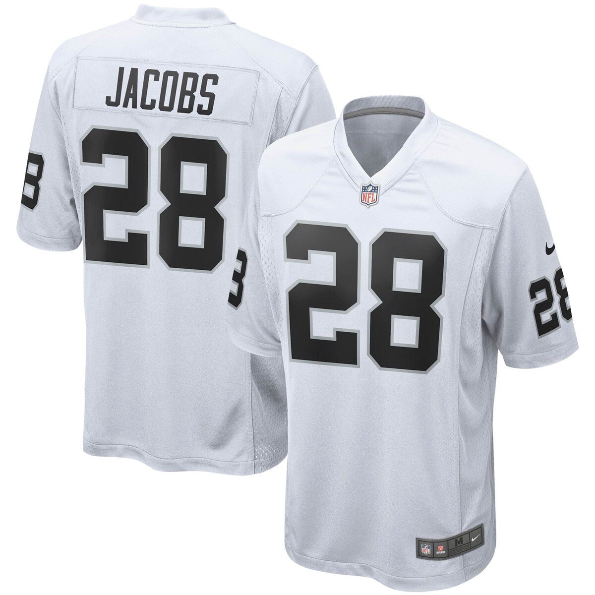 Josh Jacobs Las Vegas Raiders Nike Game Jersey White