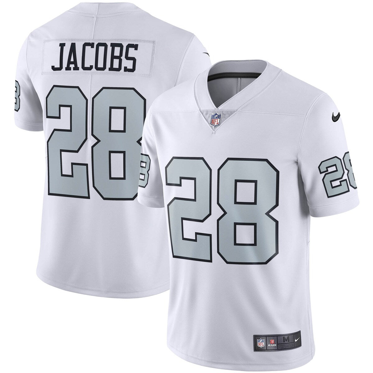 Josh Jacobs Las Vegas Raiders Nike Vapor Untouchable Color Rush Limited Player Jersey White